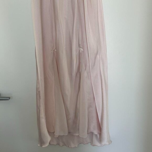 Baby Pink Satin Slip Dress - Picture 4 of 4